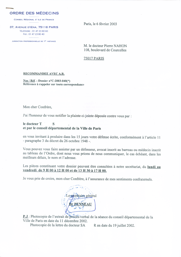 encore une plainte contre Pierre Nahon